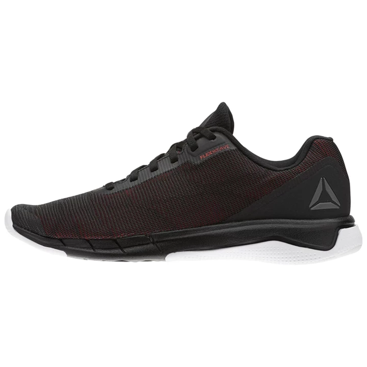 Zapatillas Running Reebok Flexweave Run Hombre Negras Rojas Blancas | 753840BAZ