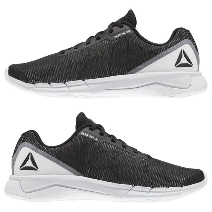 Zapatillas Running Reebok Flexweave Run Hombre Blancas Negras Blancas Gris | 879604MRD