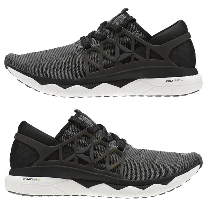 Zapatillas Running Reebok Floatride Run Flexweave Hombre Negras Blancas Gris | 483657AUG