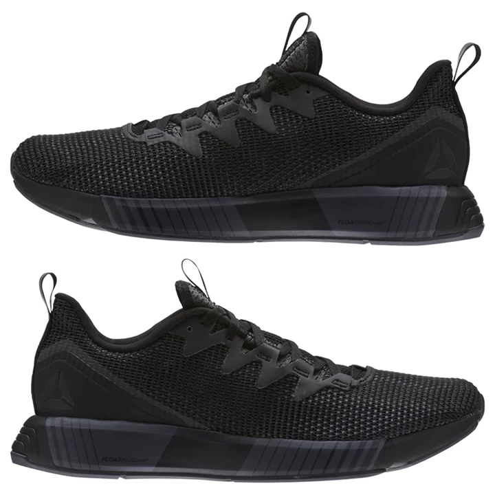 Zapatillas Running Reebok Fusion Flexweave Hombre Negras Gris Blancas | 052864BJI