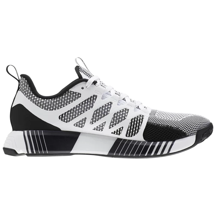 Zapatillas Running Reebok Fusion Flexweave Cage Hombre Blancas Negras Gris | 801632CHN