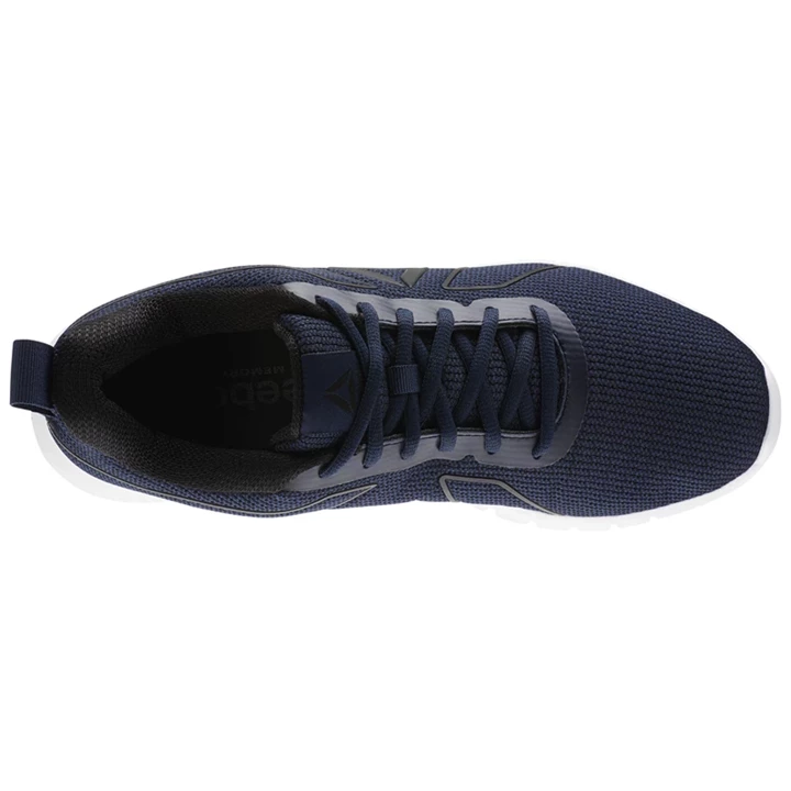 Zapatillas Running Reebok Instalite Pro Hombre Azul Marino Negras Blancas | 367219DYG