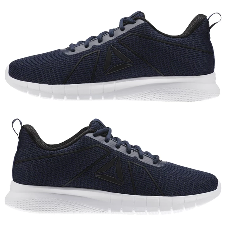 Zapatillas Running Reebok Instalite Pro Hombre Azul Marino Negras Blancas | 367219DYG