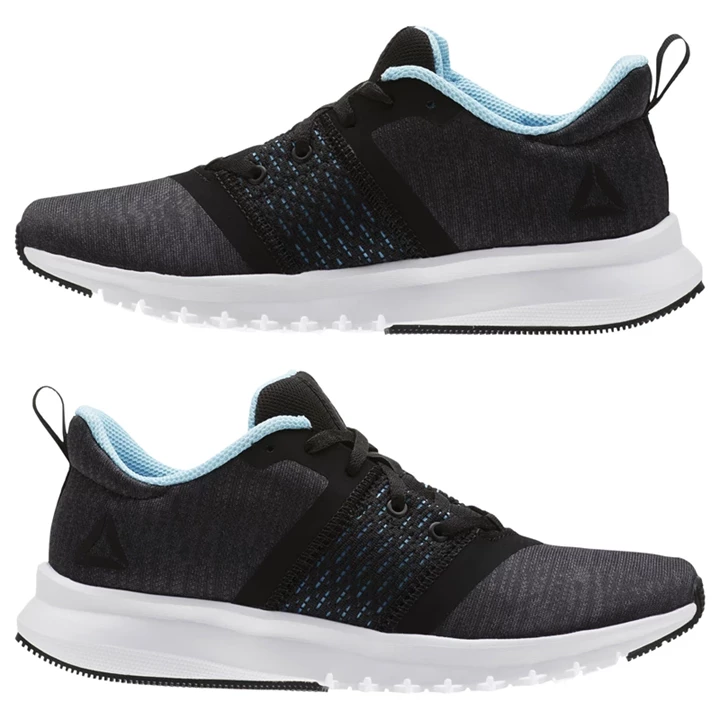 Zapatillas Running Reebok Print Lite Rush Mujer Negras Gris Azules Blancas | 094132FCZ