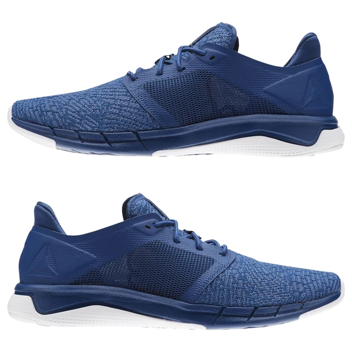 Zapatillas Running Reebok Print Run 3.0 Hombre Azules Blancas | 132459FXK