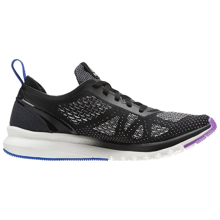 Zapatillas Running Reebok Print Smooth Clip Ultraknit Mujer Negras Moradas Azules | 178352YEU