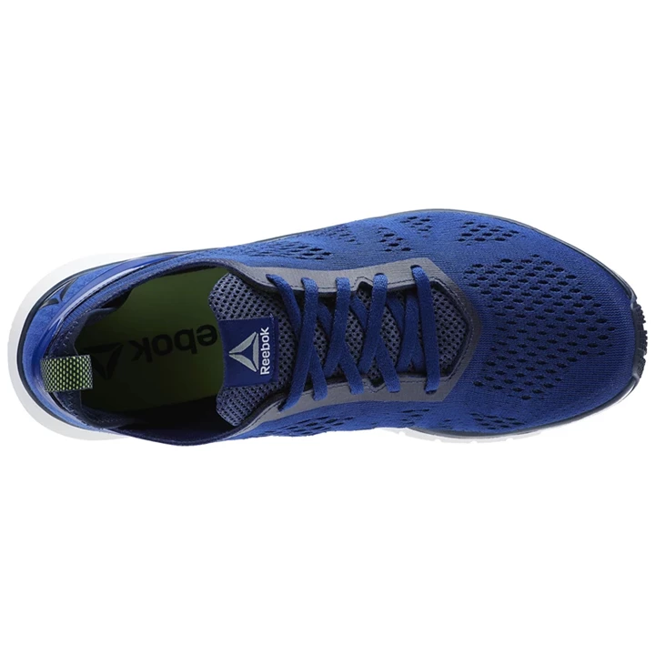 Zapatillas Running Reebok Print Smooth Clip Ultraknit Hombre Azul Marino Blancas | 792016KOJ