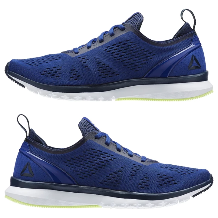 Zapatillas Running Reebok Print Smooth Clip Ultraknit Hombre Azul Marino Blancas | 792016KOJ