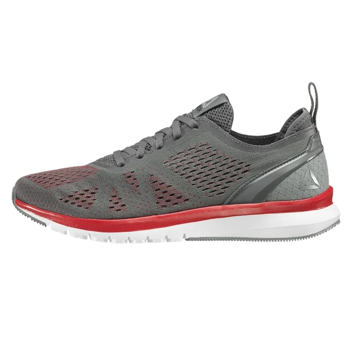 Zapatillas Running Reebok Print Smooth Clip Ultraknit Hombre Rojas Blancas | 862043FUQ