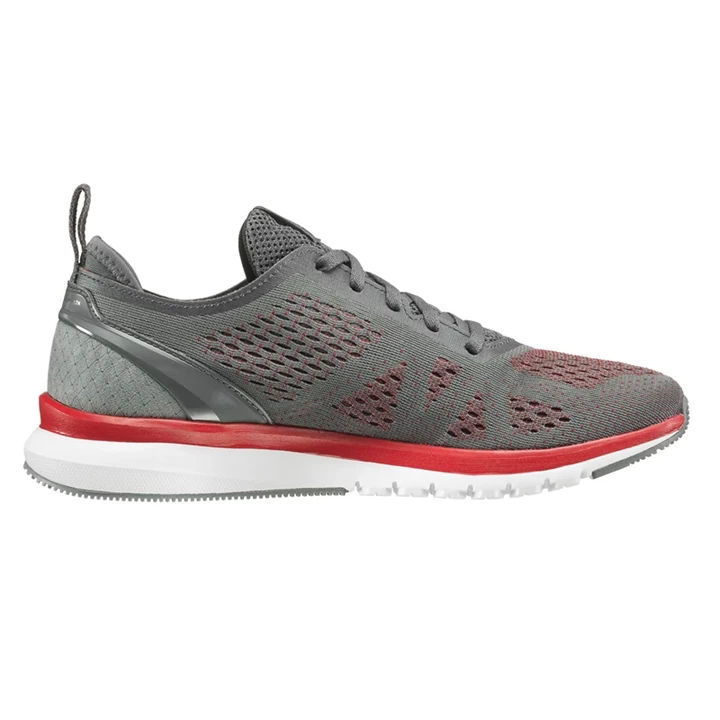 Zapatillas Running Reebok Print Smooth Clip Ultraknit Hombre Rojas Blancas | 862043FUQ