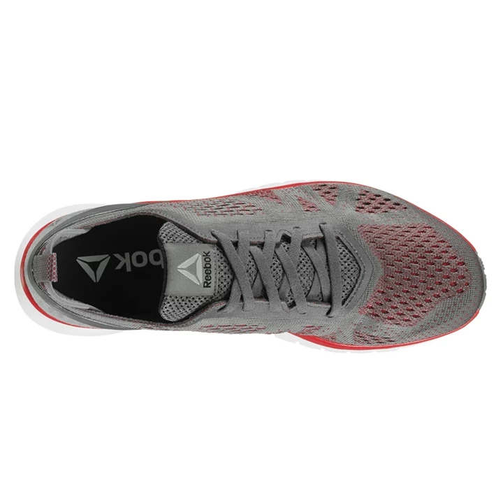 Zapatillas Running Reebok Print Smooth Clip Ultraknit Hombre Rojas Blancas | 862043FUQ