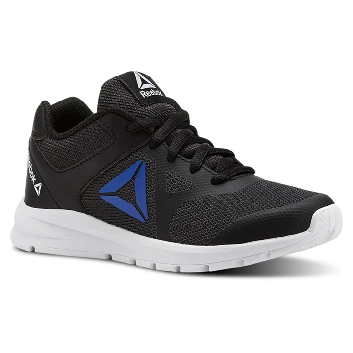 Zapatillas Running Reebok Rush Runner Niños Negras Azules | 407685OWP