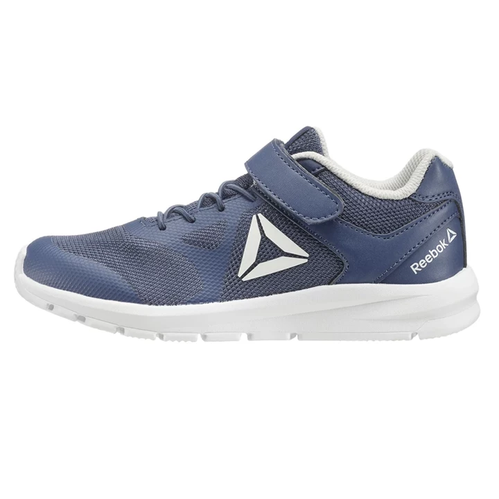 Zapatillas Running Reebok Rush Runner Niños Azules Gris Blancas | 462189FOZ