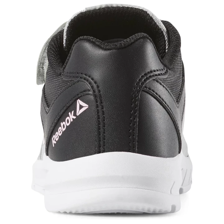 Zapatillas Running Reebok Rush Runner Niños Gris Negras Rosas | 786405YTL