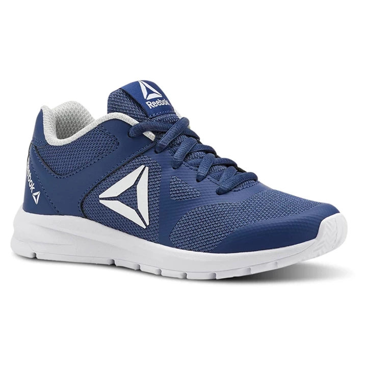 Zapatillas Running Reebok Rush Runner Niños Azules Gris Blancas | 873195FEU