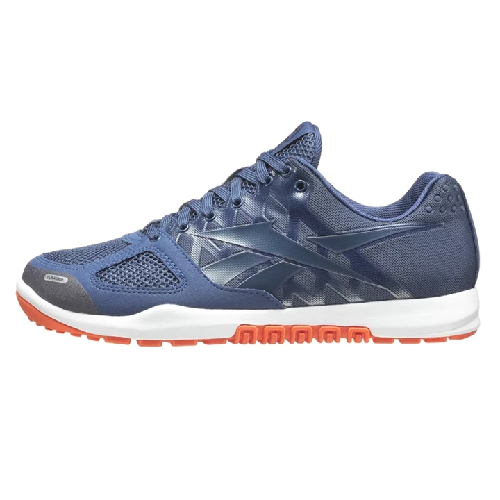 Zapatos Crossfit Reebok CrossFit Nano 2.0 Hombre Azules Azul Marino Naranjas Blancas | 350197CMJ