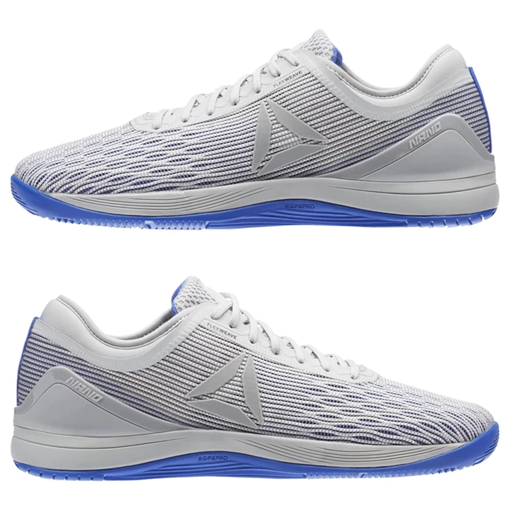 Zapatos Crossfit Reebok CrossFit Nano 8 Flexweave Hombre Gris Blancas Gris Blancas | 029154XPF