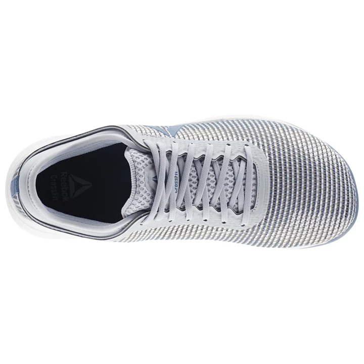 Zapatos Crossfit Reebok CrossFit Nano 8 Flexweave Mujer Gris Azules Blancas | 084137SAL