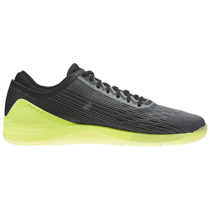 Zapatos Crossfit Reebok CrossFit Nano 8 Flexweave Hombre Negras Amarillo | 182697STO