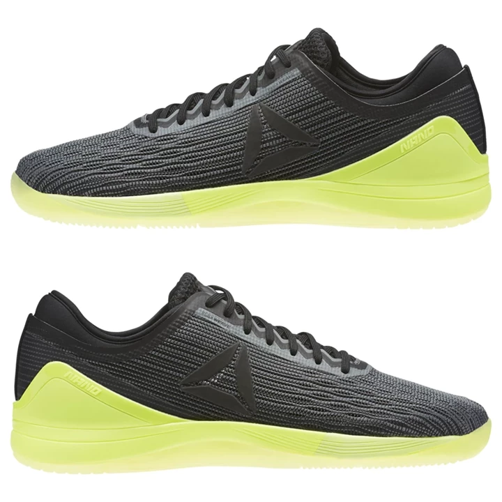 Zapatos Crossfit Reebok CrossFit Nano 8 Flexweave Hombre Negras Amarillo | 182697STO