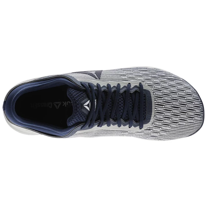 Zapatos Crossfit Reebok CrossFit Nano 8 Flexweave Hombre Gris Blancas Azul Marino Gris | 435862XAE