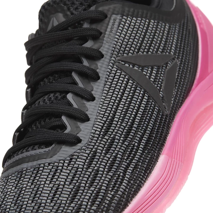 Zapatos Crossfit Reebok CrossFit Nano 8 Flexweave Mujer Negras Rosas | 618920ZIP