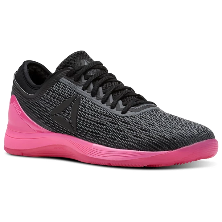 Zapatos Crossfit Reebok CrossFit Nano 8 Flexweave Mujer Negras Rosas | 618920ZIP