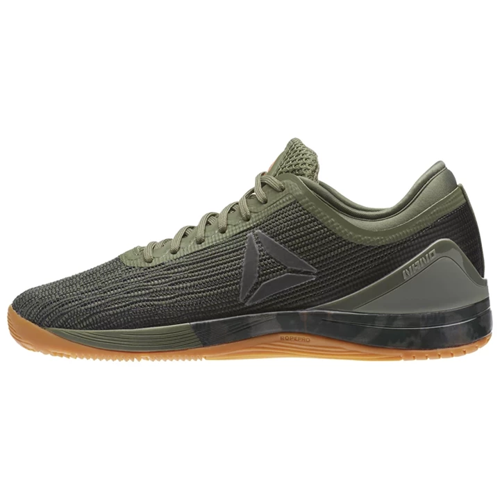 Zapatos Crossfit Reebok CrossFit Nano 8 Flexweave Mujer Verde Kaki Naranjas | 761549LSR