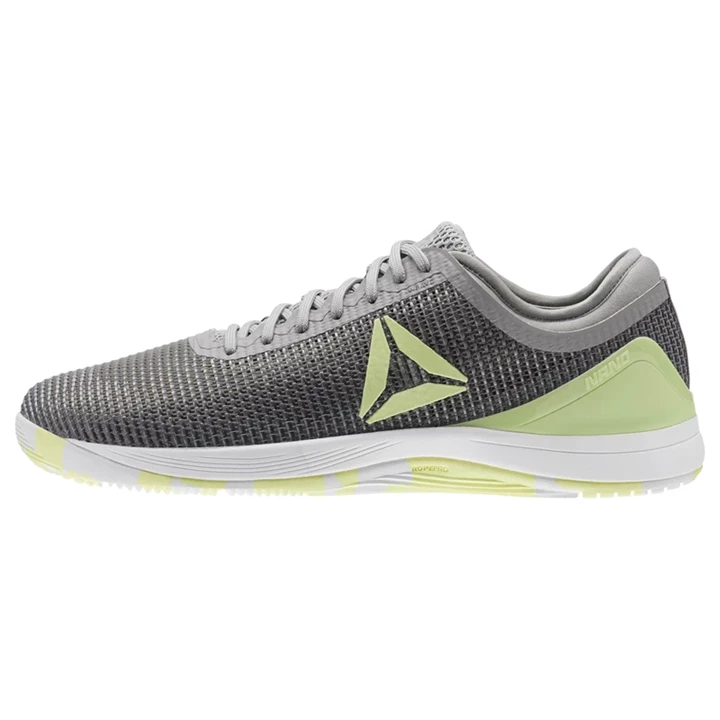 Zapatos Crossfit Reebok CrossFit Nano 8 Flexweave Hombre Gris Limón Gris Blancas | 836097QWP