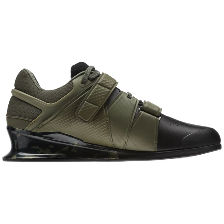 Zapatos Crossfit Reebok Legacy Lifter Camo Hombre Negras Camuflaje Verde | 816739WHO