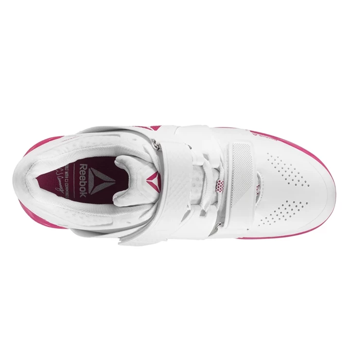 Zapatos Crossfit Reebok Legacy Lifter Mujer Blancas Rosas Plateadas | 298367XGQ