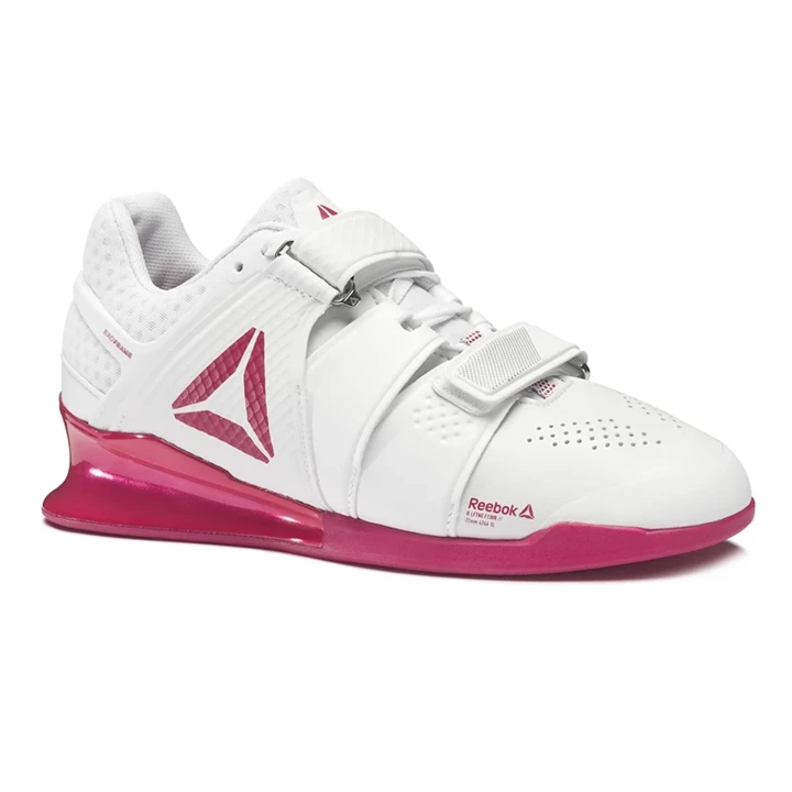 Zapatos Crossfit Reebok Legacy Lifter Mujer Blancas Rosas Plateadas | 298367XGQ