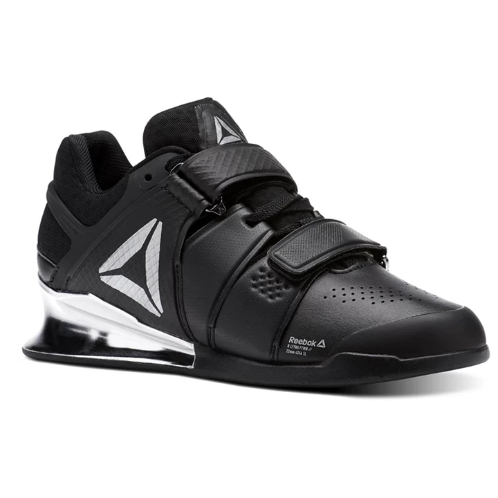 Zapatos Crossfit Reebok Legacy Lifter Mujer Negras Blancas Plateadas | 623815EMX