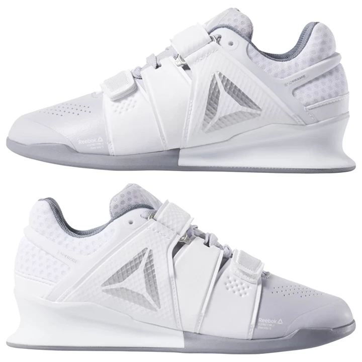 Zapatos Crossfit Reebok Legacy Lifter Mujer Blancas Gris Plateadas | 851947NAF