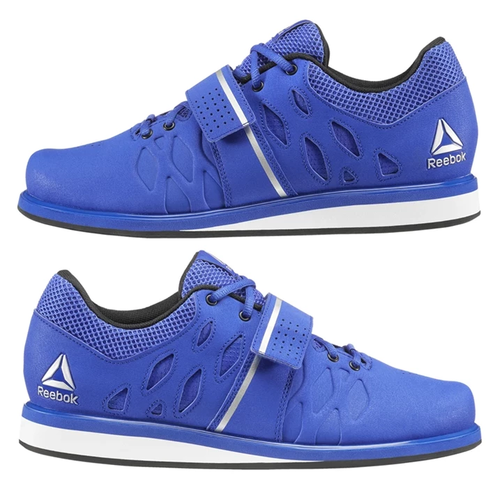 Zapatos Crossfit Reebok Lifter PR Hombre Azules Negras Plateadas | 185796HKX