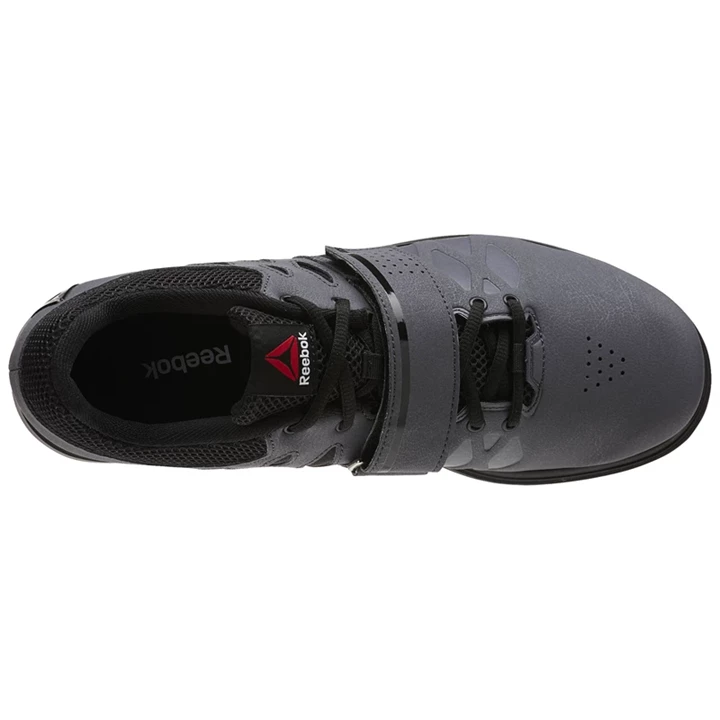 Zapatos Crossfit Reebok Lifter PR Hombre Gris Negras Blancas | 802735VBR