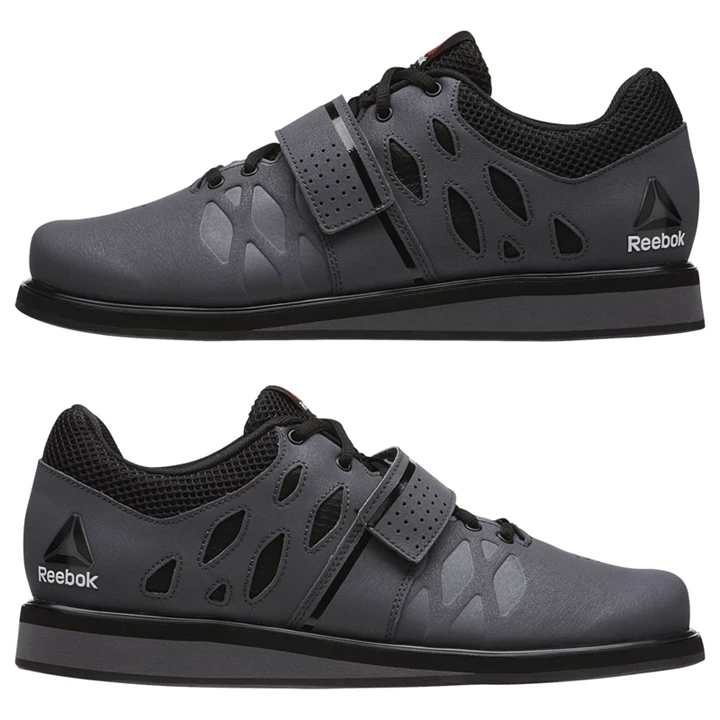 Zapatos Crossfit Reebok Lifter PR Hombre Gris Negras Blancas | 802735VBR