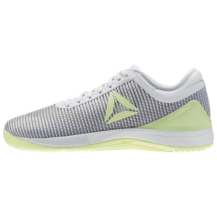 Zapatos Crossfit Reebok Online CrossFit Nano 8 Flexweave Mujer Blancas Gris Blancas Limón | 649178QZV