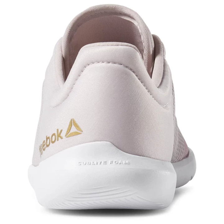 Zapatos De Baile Reebok Studio Basics Mujer Gris Blancas | 062195ZMU