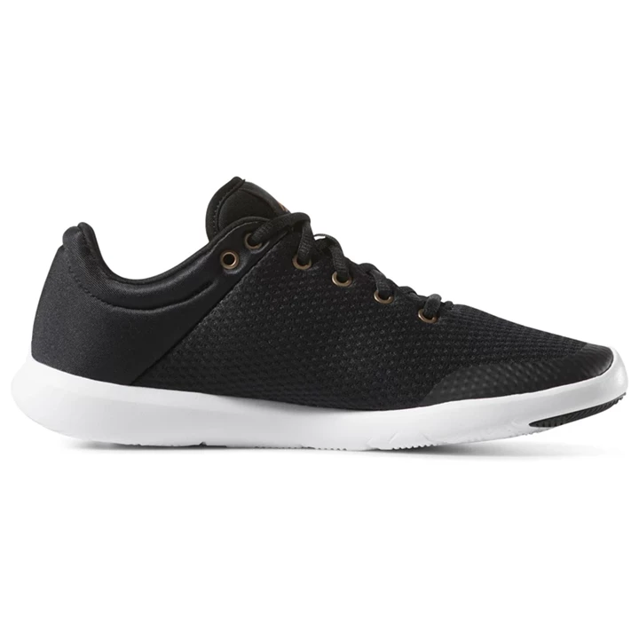 Zapatos De Baile Reebok Studio Basics Mujer Negras Blancas Doradas | 247360OFC