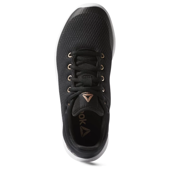 Zapatos De Baile Reebok Studio Basics Mujer Negras Blancas Doradas | 247360OFC