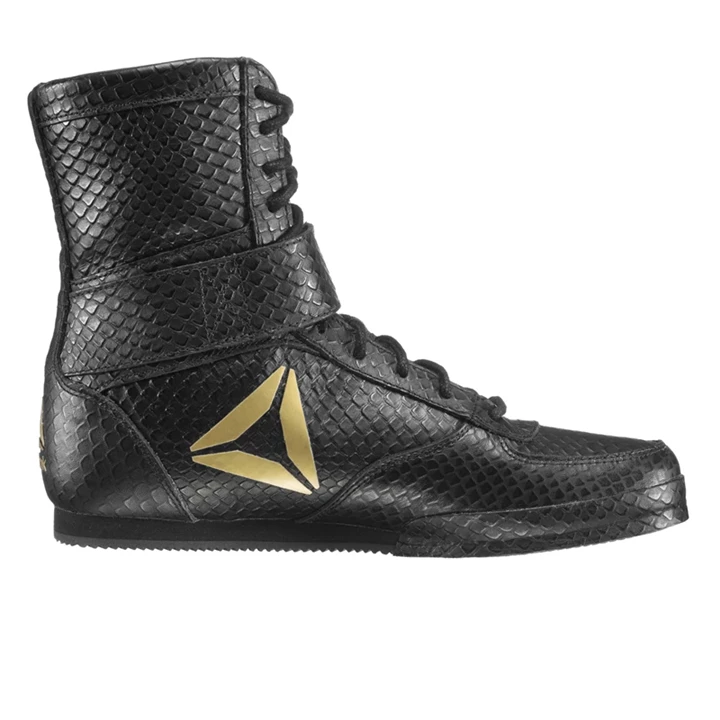 Zapatos De Combate Reebok Boxing Boot - Legacy LTD Hombre Negras Doradas | 950417JRQ