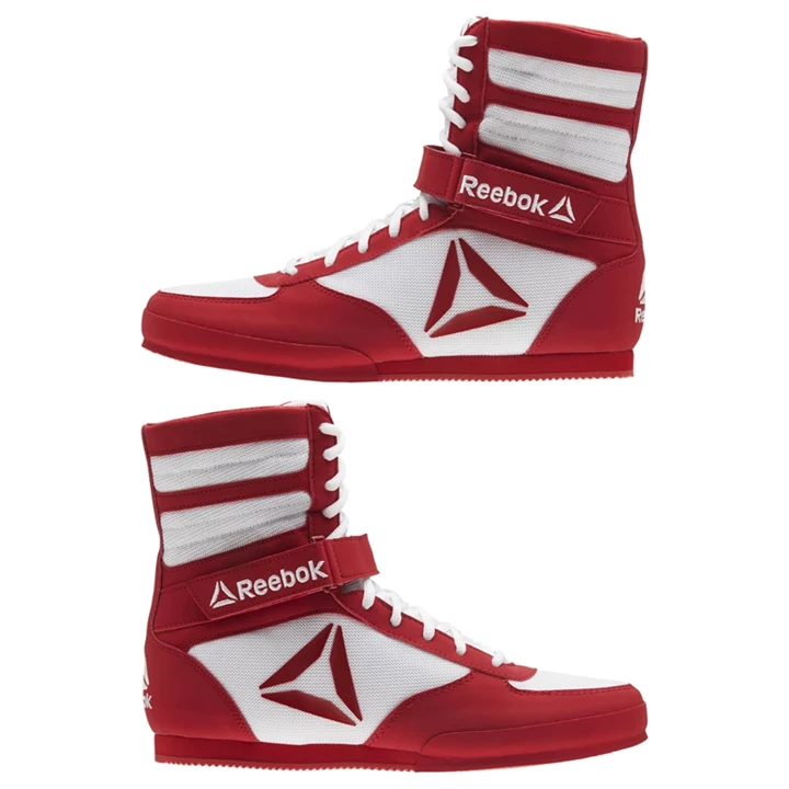 Zapatos De Combate Reebok Boxing Boots Hombre Blancas Rojas | 281047HRU