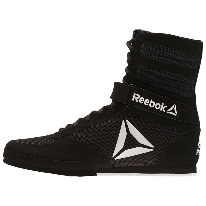 Zapatos De Combate Reebok Boxing Boots Hombre Negras Blancas | 382067VOJ