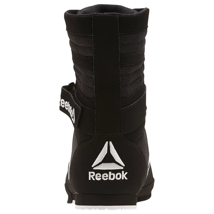 Zapatos De Combate Reebok Boxing Boots Hombre Negras Blancas | 382067VOJ