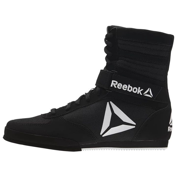 Zapatos De Combate Reebok Boxing Boots Mujer Negras Blancas | 804631GYU