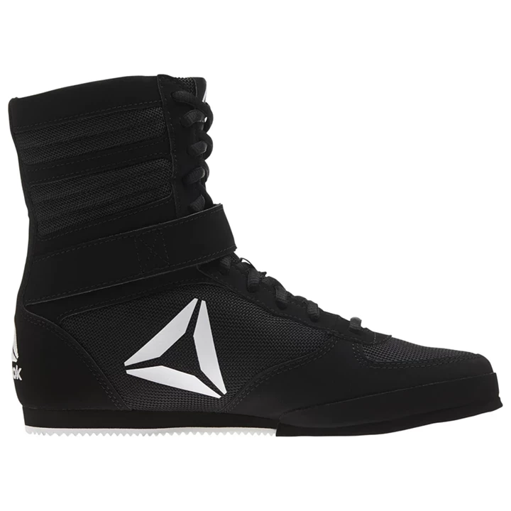 Zapatos De Combate Reebok Boxing Boots Mujer Negras Blancas | 804631GYU