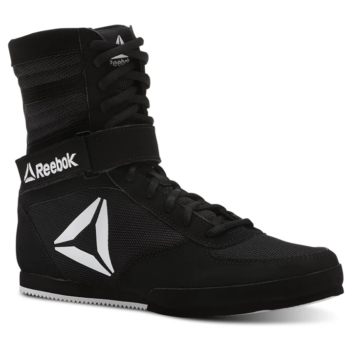 Zapatos De Combate Reebok Boxing Boots Mujer Negras Blancas | 804631GYU