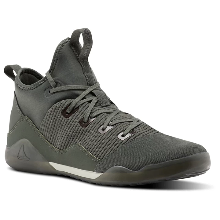 Zapatos De Combate Reebok Combat Noble Trainer Hombre Verde Gris | 957482ZLF