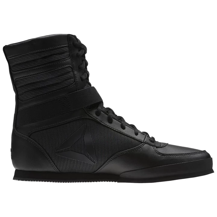 Zapatos De Combate Reebok Ligeros Boxing Boots Hombre Negras Blancas | 468712SVT